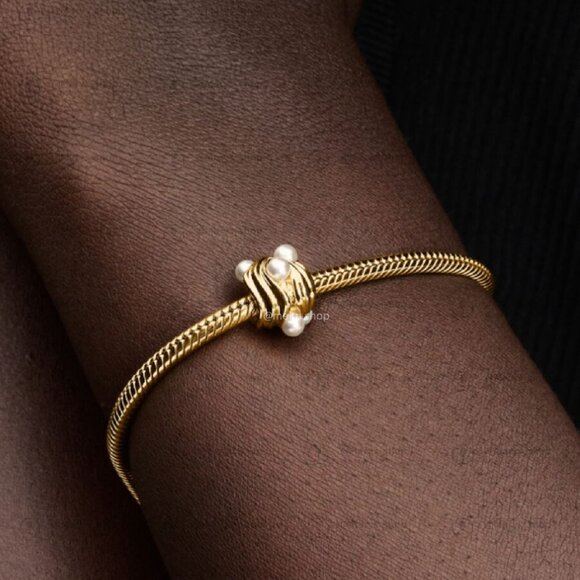 Pandora Abstract Waves Charm|Pendant - Picture 4 of 6